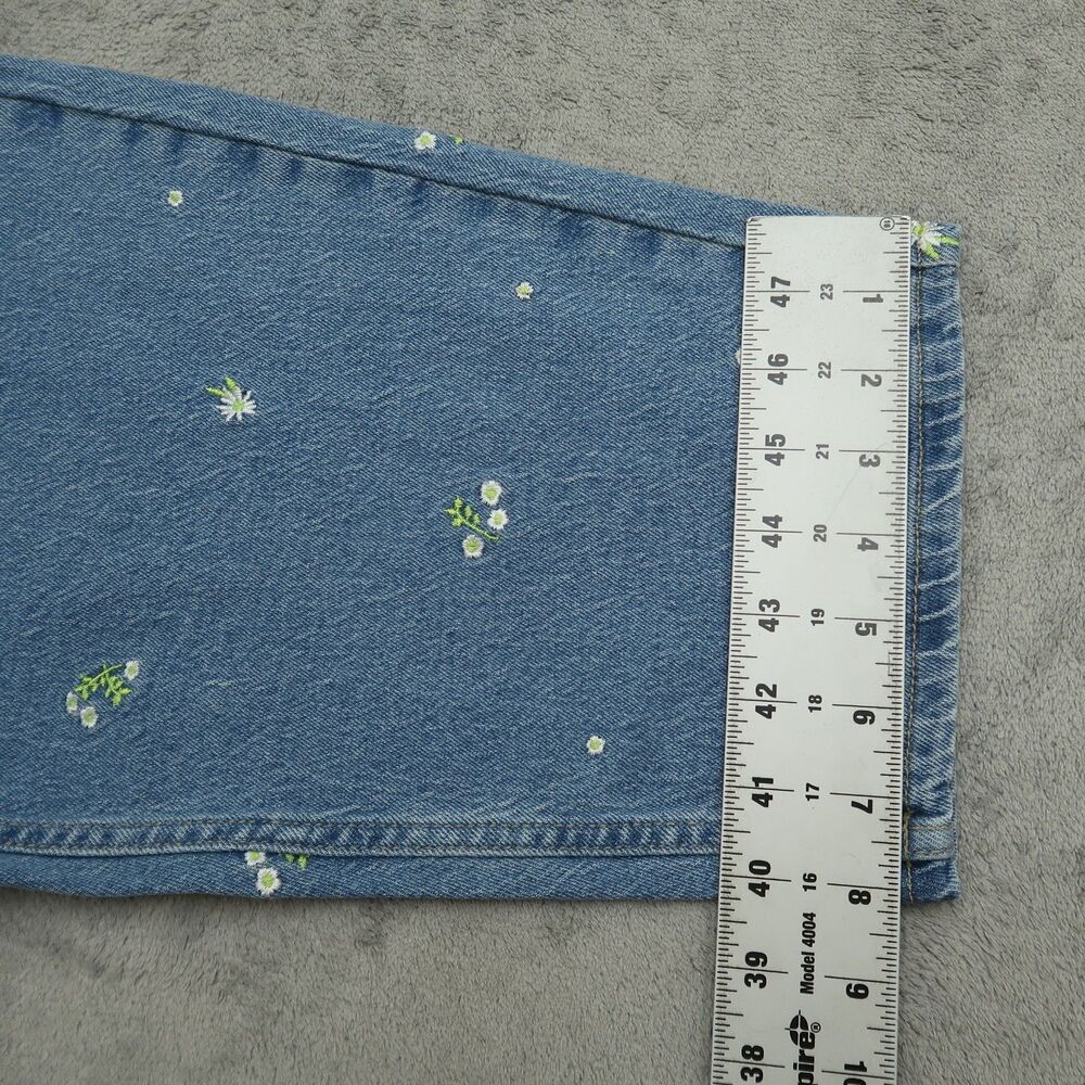 Free Assembly Jeans Women's Size 6 High-Rise Barrel Denim Pants 26" Inseam NWT - Picture 5 of 16